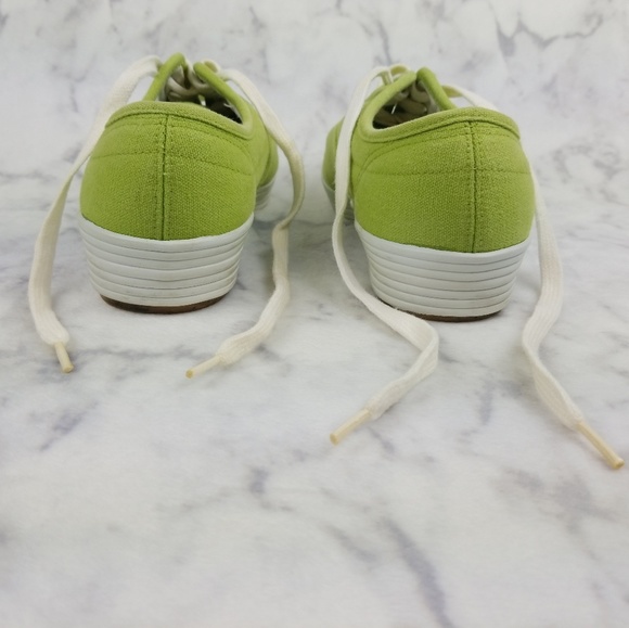 Naturalizer Green White Canvas shoes size 8.5W - Picture 3 of 8